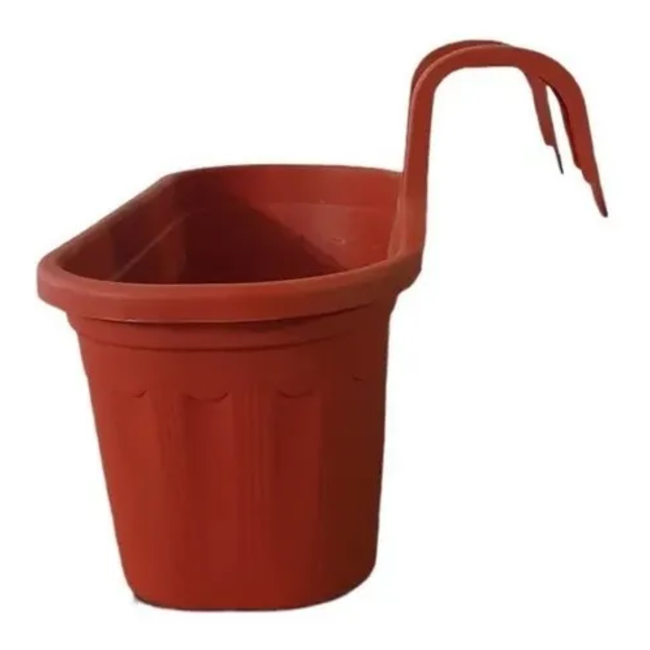 Genérico - Pack 3 Maceteros Para Balcón Pared Jardinera