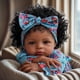 thumbnail image 1 of Muñeca Babeside Lanny Black Girl Reborn 46 cm Negra, 1 of 3
