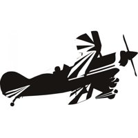 Rienda Libre Graphics - Decomural Biplane Aircraft Airplane Ws-18335