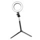 thumbnail image 3 of Luz De Relleno De Cámara De Luz De Anillo LED Regulable De 7 Pulgadas Con Trípode Y Palo Para Selfie, 3 of 5