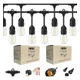 thumbnail image 1 of Pack X2 Guirnalda Terraza Ext Homely Luces Vintage 10 Metros Luces Amarillo, 1 of 3