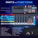 thumbnail image 2 of Mixer Pyle PMXU83BT.5 de 8 canales con Bluetooth, USB y MP3, 2 of 7
