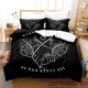 thumbnail image 2 of 3D Print Bad Omens Bedding Set,Duvet Cover Comforter Bed Set Quilt Cover Pillowcase,King Queen Twin Size Boys Girls Adults, 2 of 5
