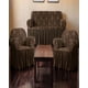 thumbnail image 4 of Juego De Fundas De Sofa 3+1+1 Con Velo Color Marron, 4 of 4