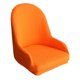 thumbnail image 4 of Funda Elástica Para Silla Con Respaldo Alto, Funda Para Silla De Mostrador Para Ceremonias, Dormitorio, Apartamento, Color Naranja, 4 of 5