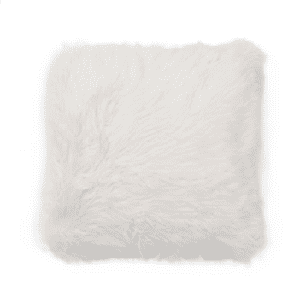 Genérico - Fundas De Cojín Peluditas 45X45 Cm Color Blanco