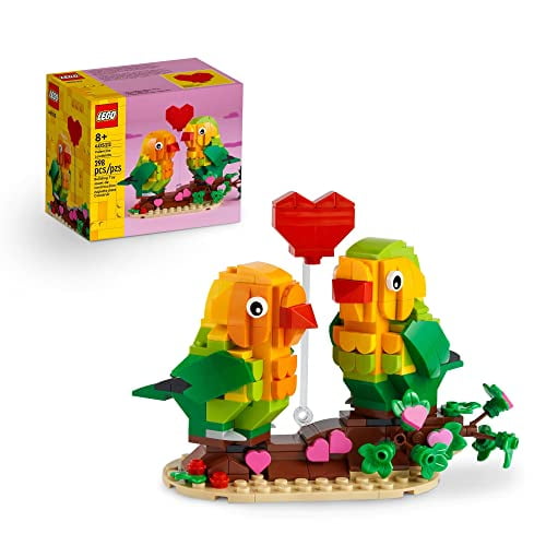 Set De Juguetes De Construcción Lego Valentine Lovebirds (40522); Para Niños,