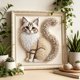 thumbnail image 2 of Kit de Arte con Diamantes OJTOYART Gato 30x30 cm, 2 of 9