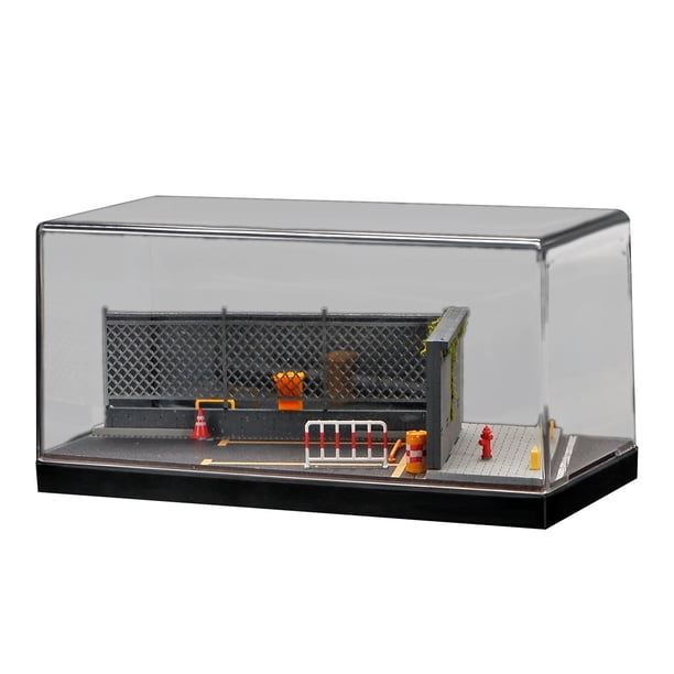 Vitrina de Coche de Fundición a Presión a Escala 1:64, Decoración de Garaje, Maqueta Coleccionable, Maqueta de Aleación Realista, Expositor de Juguete