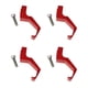 thumbnail image 4 of 4 piezas soporte para casco gancho sombrero soporte de pared expositor estante colgador rojo, 4 of 6