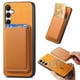 thumbnail image 3 of Funda de Cuero Magnética con Tarjetero para Samsung Galaxy A55 Cubierta Delgada Amarillo, 3 of 5