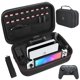 thumbnail image 1 of Funda de accesorios HEYSTOP Tashce para Nintendo Switch OLED negra, 1 of 8