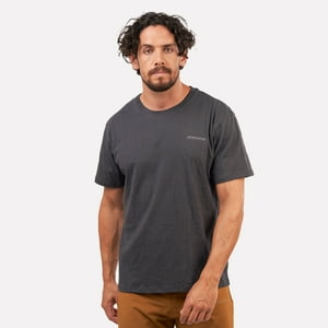 Polera Manga Corta Hombre Equipamiento Gris Atakama Outdoor