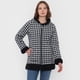 thumbnail image 3 of Chaqueta Mujer Polar Chiporro Negro Cuadrillé Corona, 3 of 5