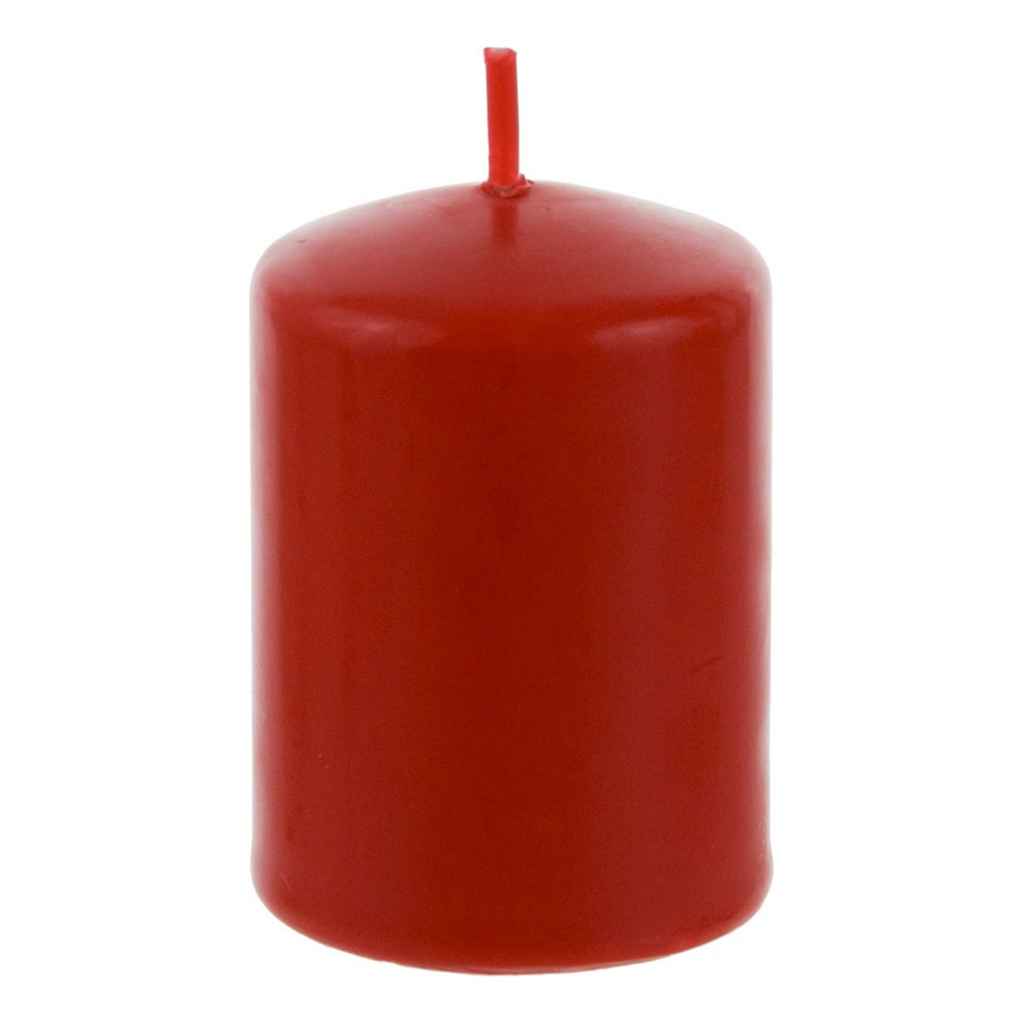 Genérico - Set 3 Velas Velones Color Rojo Calidez Hogar Decora Lau