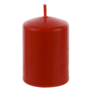 Genérico - Set 3 Velas Velones Color Rojo Calidez Hogar Decora Lau