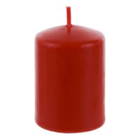 Genérico - Set 3 Velas Velones Color Rojo Calidez Hogar Decora Lau