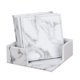 thumbnail image 1 of Elegante Posavasos De Mármol A Prueba De Ara?azos 6 Posavasos Para Bebidas Taza De Té Protector Mat Cuadrado, 1 of 5