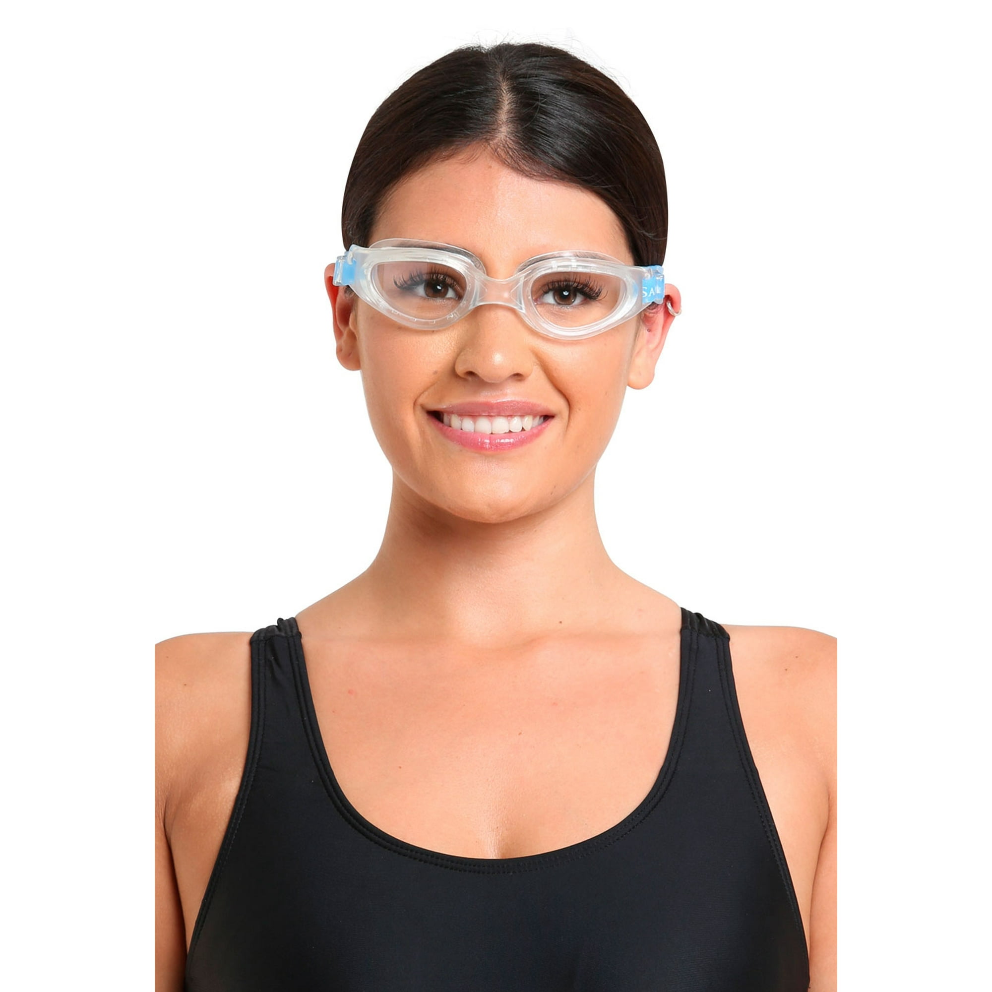 Samia - Lente Para Natación Con Correa De Silicona Azul