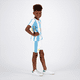 thumbnail image 2 of Polera Manga Corta Niño Argentina Blanco Con Amarillo Messi, 2 of 4