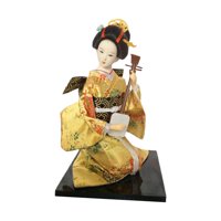Magideal - Kimono Japonés De 12 Pulgadas, Muñeca Geisha, Muñeca Asiática, Figurita En Miniatura, Estatuas De Muñecas Japonesas Coleccionables Para Decoración Col Estilo E
