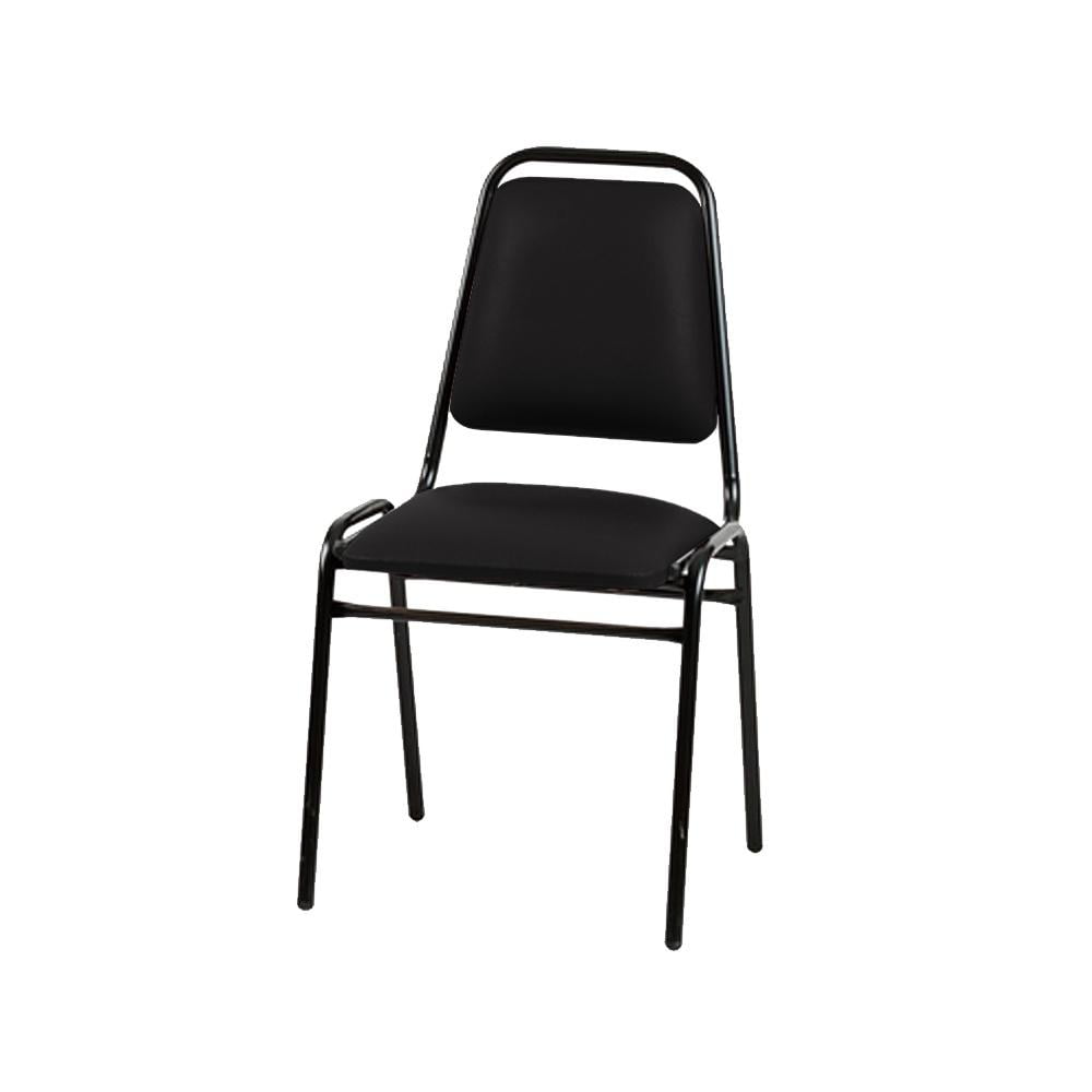 Incatex - Silla Auditorio Tapizado Negro 84x49x47 Cm