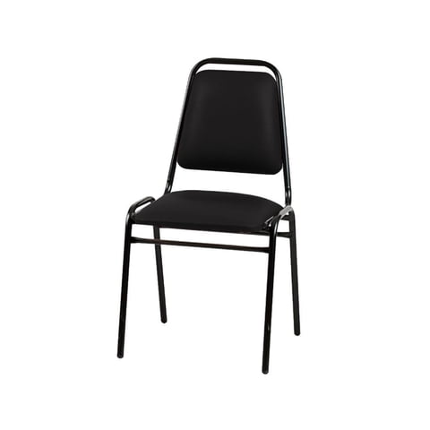Incatex - Silla Auditorio Tapizado Negro 84X49X47 Cm