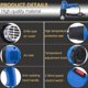 thumbnail image 3 of Pistola de aire caliente Heat Gun 9TH SHOP de 2000 W con accesorios de 4 boquillas, 3 of 7
