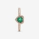 thumbnail image 4 of Anillo Pandora Corazón Elevado Brillante Oro Rosa 14k, 4 of 6