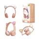 thumbnail image 2 of Audifonos Bluetooth Orejas De Gatito RGB Over Ear Rosado, 2 of 2