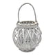thumbnail image 2 of Set 3 Porta Vela Mimbre Rustico Blanco Terraza Decoracion, 2 of 9