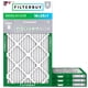 thumbnail image 1 of Filterbuy Filtro de Aire HVAC 16x25x1 MERV 8 Paquete de 4, 1 of 9