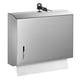 thumbnail image 1 of Dispensador de toallas de papel Gorlary de acero inoxidable para montaje en pared, 1 of 5