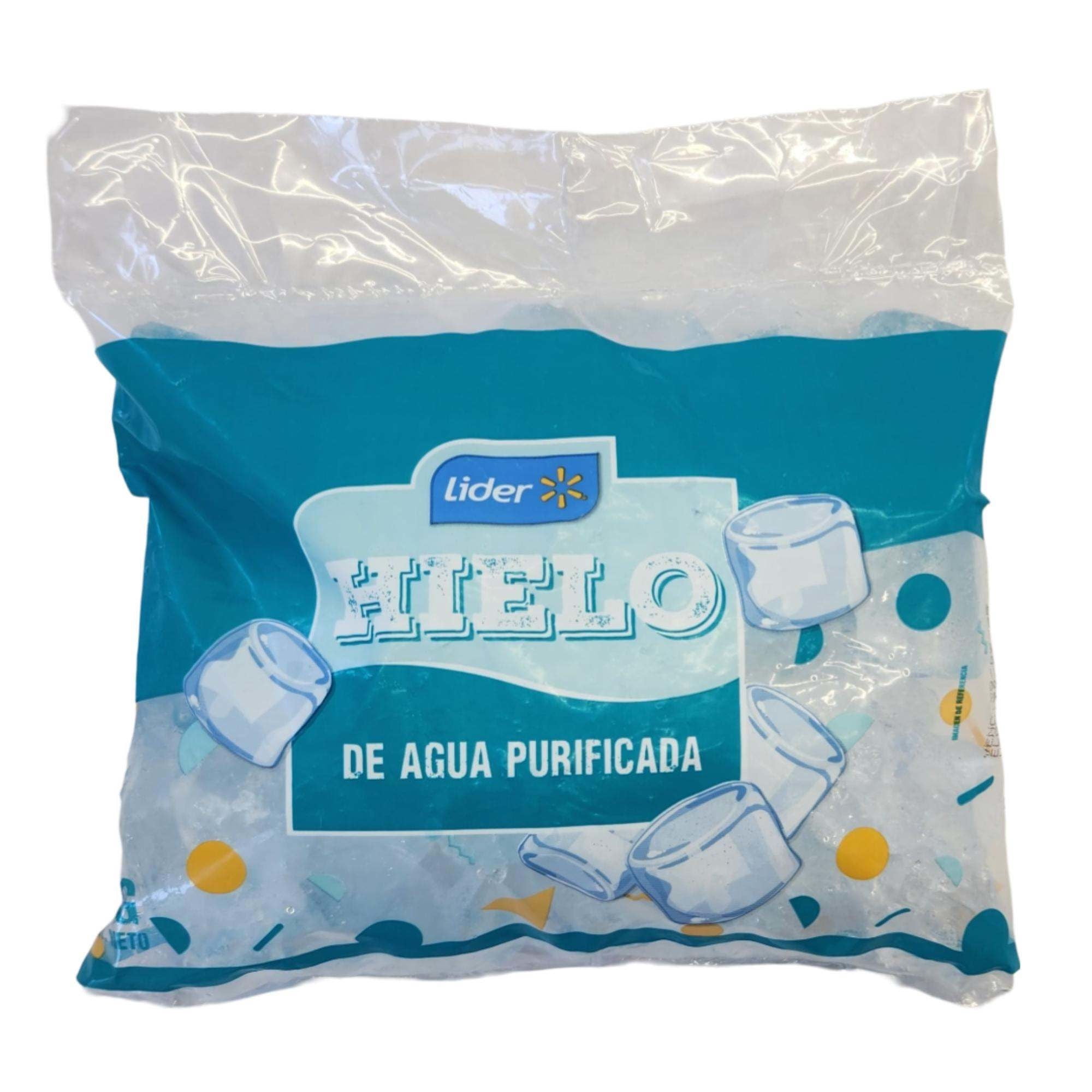 Hielo En Cubo Bolsa 1 kg Lider