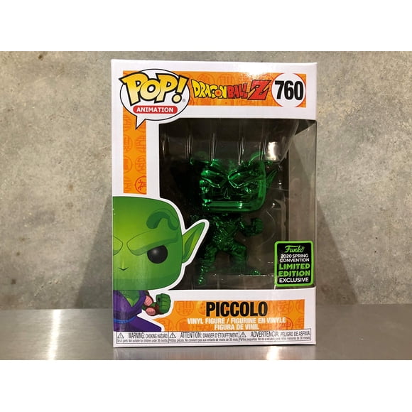 Figura Funko Pop Piccolo Dragon Ball Z ECCC, color verde cromado