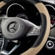 thumbnail image 2 of Funda de volante de coche szttswamp de piel beige, 2 of 6