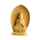 thumbnail image 5 of Estatua De Guanyin Sentada Tallada En Madera Hecha A Mano De 7 Cm De Altura Para Decoración De Estantes De Pared Estilo A, 5 of 5