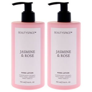 Loción Para Manos Beauty Space Jazmín Y Rosa 350Ml Unisex Pack De 2