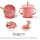 thumbnail image 5 of Vajilla Para Bebés De Silicona Juego De 8 Suplementos Para Bebés Vajilla Para Bebés Con Ventosas Babero Ajustable Sin Bpa Seguridad Alimentaria Muy Adecuada Para Regalos Para Bebés, 5 of 6