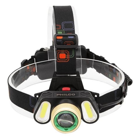 Philco - Linterna Led 1000 Lumenes De Cabeza Tipo Cintillo