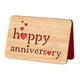 thumbnail image 2 of Tarjeta De Aniversario De Madera De Bambú Para Parejas, Tarjeta De Felicitación De Aniversario De Boda, Estilo A, 2 of 3