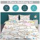 thumbnail image 2 of 3PCS Cinnamoroll Bedding Set Comforter Duvet Cover Set Quilt Cover for Kids Teens Bedroom Decoration, 2 of 5