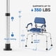 thumbnail image 5 of Silla corrediza para ducha, bañera y banco de transferencia Loyoda, 160 kg, 5 of 9