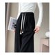 thumbnail image 3 of 3x Pantalón Pierna Ancha Mujer Casuales Elásticos Tiro Alto Surtidos 3xl, 3 of 3