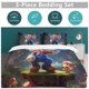 thumbnail image 5 of Super Mario 3-Piece Comforter Set for Bedroom Super Mario Bedding Set for Kids Adults Soft Microfiber Duvet Cover Set with Zipper Closure, 5 of 5