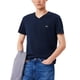 thumbnail image 4 of Camiseta Lacoste para Hombre de Manga Corta con Cuello en V de Algodón Pima Azul Marino, 4 of 6