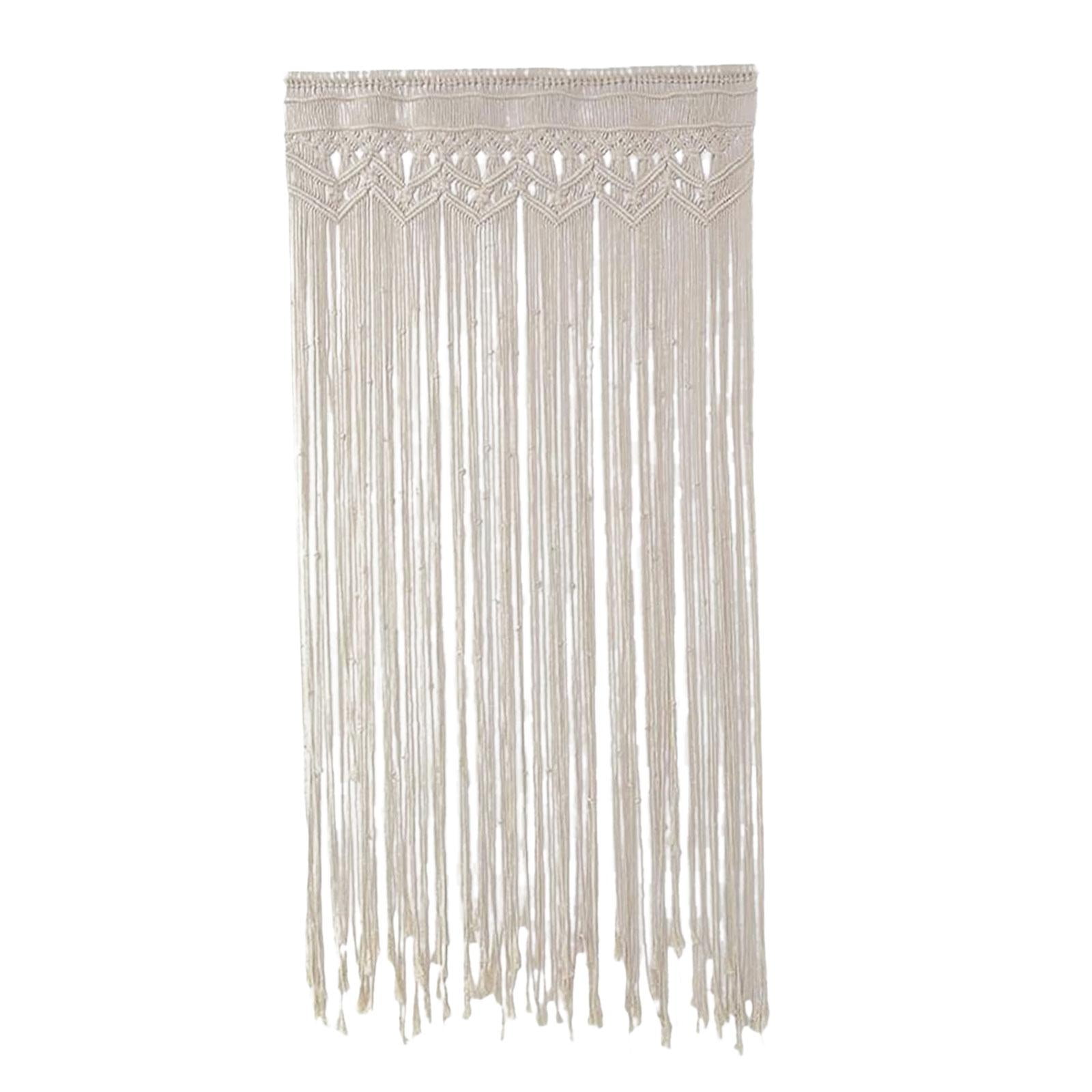 Magideal - Tapiz Colgante De Pared Tejido A Mano, Tapiz Tejido Con Borlas Bohemias, Cortina, Decoración Bohemia, Tapiz Para Fiesta, Telón De Fondo, Decoración De