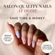 thumbnail image 2 of Press-On Nails Glamnetic Salty Waves Short Almendra Starfish, 2 of 6