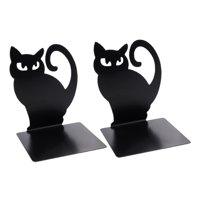 Bothyi - Sujetalibros De Gato Antideslizantes, Soportes De Libros De Dibujos Animados Para Estantes, Mesa, Sala De Estar, Estilo A, 2 Uds.