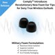 thumbnail image 2 of Las almohadillas cumplen con Foam TrueGrip para auriculares Sony TrueWireless, 2 of 6